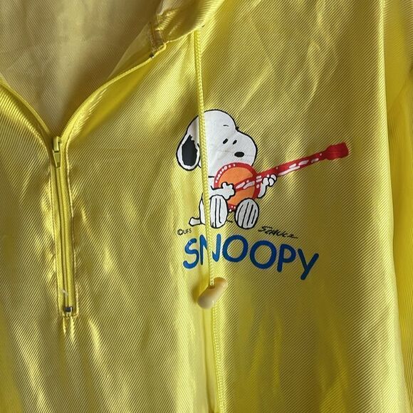 Peanuts Snoopy Yellow Track Jacket One Size - Picture 3 of 8